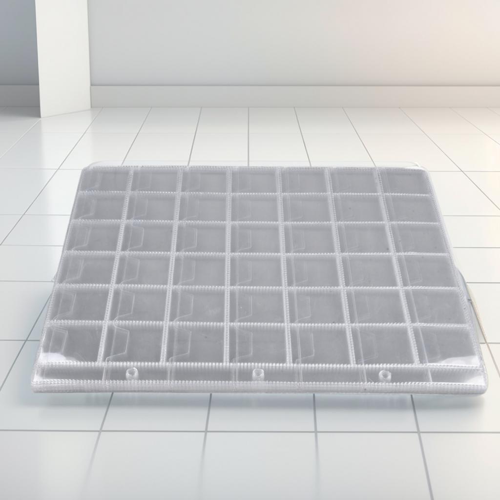 Coin Collection Storage 10 Clear Plastic Wallet Sheets 42 Pocket Holders