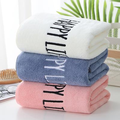 Hochdichtes Korallenfleece-Handtuch Bestickt Superfeine Faser Gesichtstuch Gekettelter Rand Schneidbar Perfekt für Geschenke Großhandel