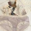 Mid Waist Lace Panties Briefs Mesh Lace Briefs Breathable Underwear for Women  Female Lingerie