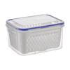 Double-Layer Draining Basket Food Storage Box