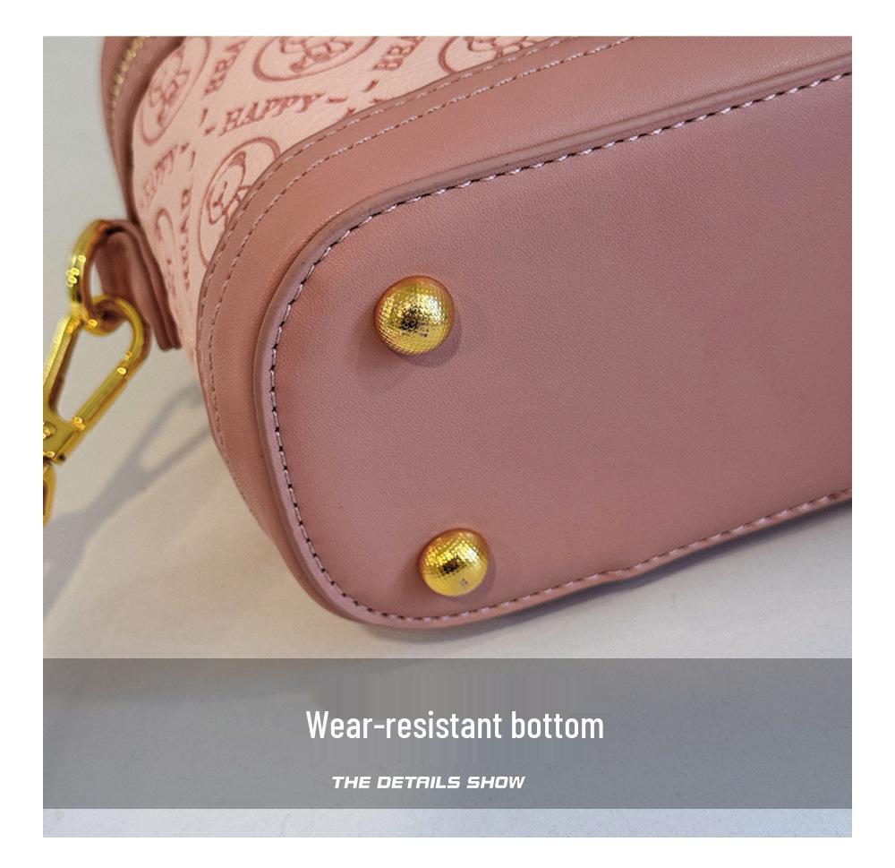 Northern Cartoon Bear Embossed Lunch & Camera Crossbody Bag - Versatile Single Shoulder Handheld Bag for Women (2026 Design)