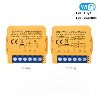 Anzahl der Teile Tuya WiFi Smart Dimmer Packungsinhalt