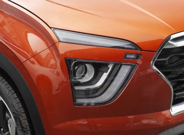 Modern IX25 2020 Headlight Cover: Transparent Front Lamp Shell & Mask
