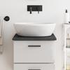 VidaXL Dark Grey Bathroom Countertop 40x60x2 Cm Treated Wood 3156194
