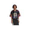 adidas Originals Pull ample à col V à manches courtes Maillot de football pour femme noir JX9217