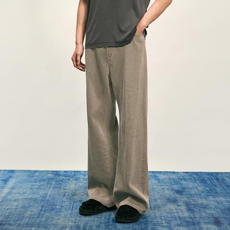 CROQUIS Men's 2025 Autumn Loose Wide-Leg Jeans