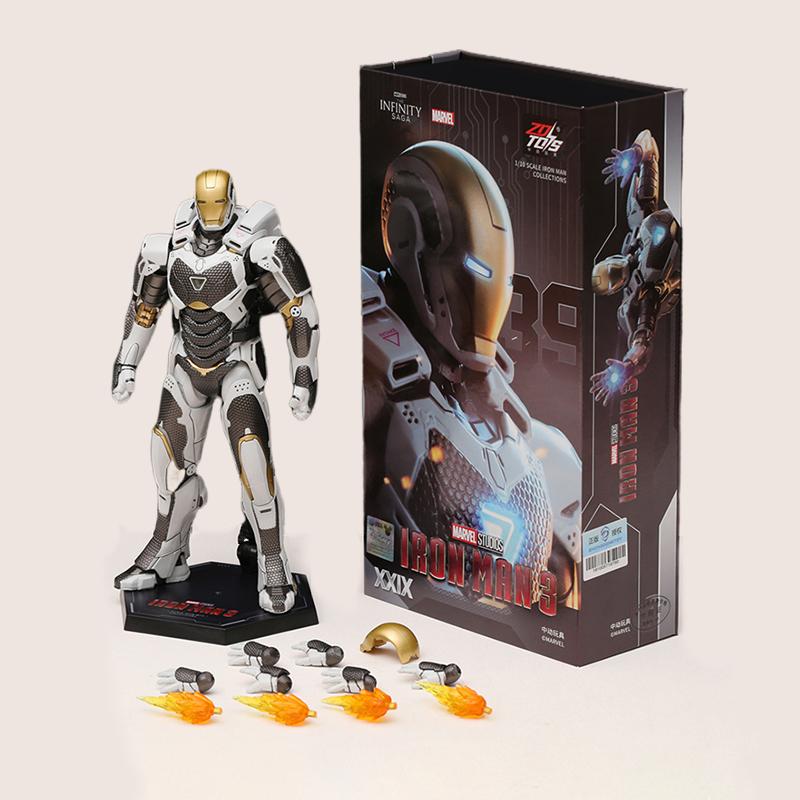 ZD Toys Залізна Людина Фігурка Марк 35 Червоний Снаппер Залізна Людина МК 24 МК 22 МК 47 Тоні Старк Фігурка Залізної Людини Екшн Колекційна Іграшка Подарунок