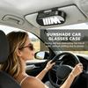 Car Sun Visor Glasses Holder Scratch Resistant Glasses Storage Case For BMW 1 3 5 7 Series M F01 F20 F10 F13 E52 E53 E60 E93