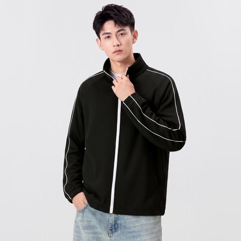 MINISO Trendy Campus Style Stand-Collar Jacket