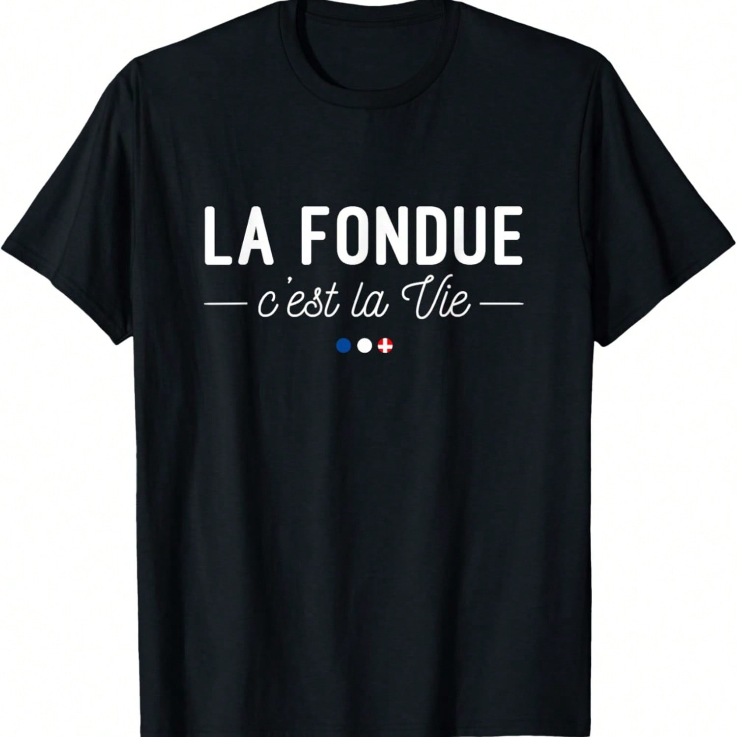 Fondue Is Life! T-Shirt S разноцветный