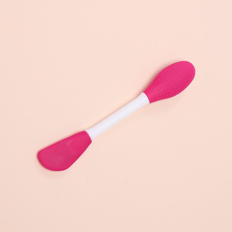 Dual-Head Silicone Facial Brush & Scraper - Deep-Cleaning Mask & Pore Cleanser