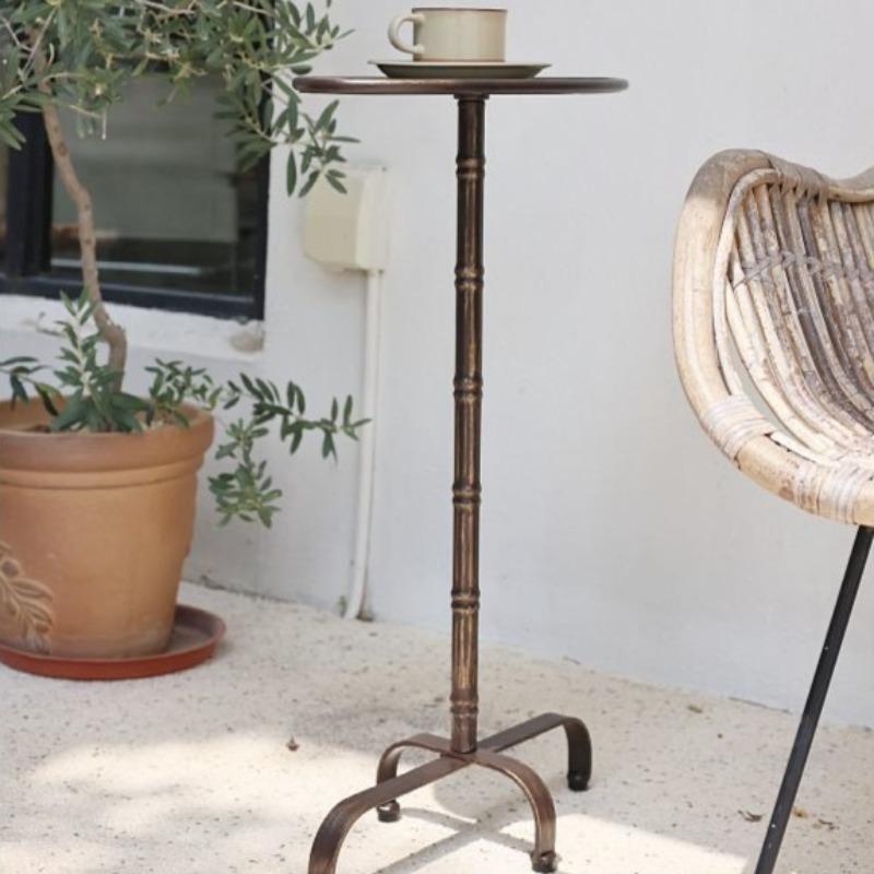 Narrow Space Side Tables Antique Coffee Table Luxury Living Room Corner Tea Tables Minimalist Bedroom Oval Table Home Furniture