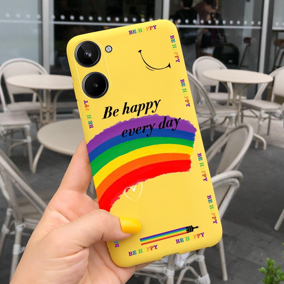 For Realme 10 2022 Lovely Printing Jelly Silicone Case For Realme10 RMX3630 Funda Realme 10 4G Soft TPU Phone Cases