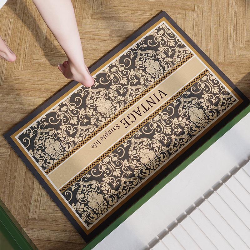 Скандинавский минималистичный нескользящий быстросохнущий входной коврик 60x90cm