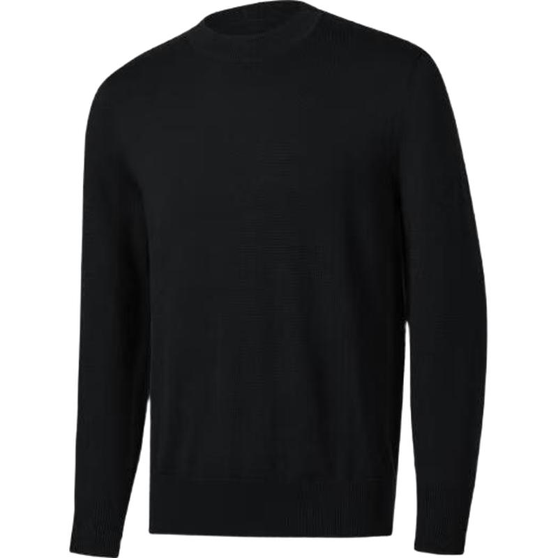 Jingdong Jingzao Men's Wool Blend Crew Neck Sweater