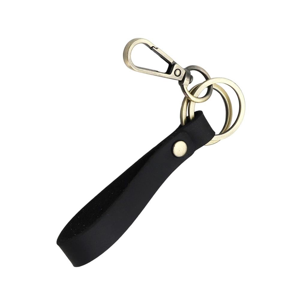 Klíčenka z pravé kůže pro obchodní profesionály Přenosný robustní kroužek na klíče v různých barvách pro každodenní použití
