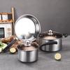 Wutuo Stainless Steel 3-Piece Cookware Set