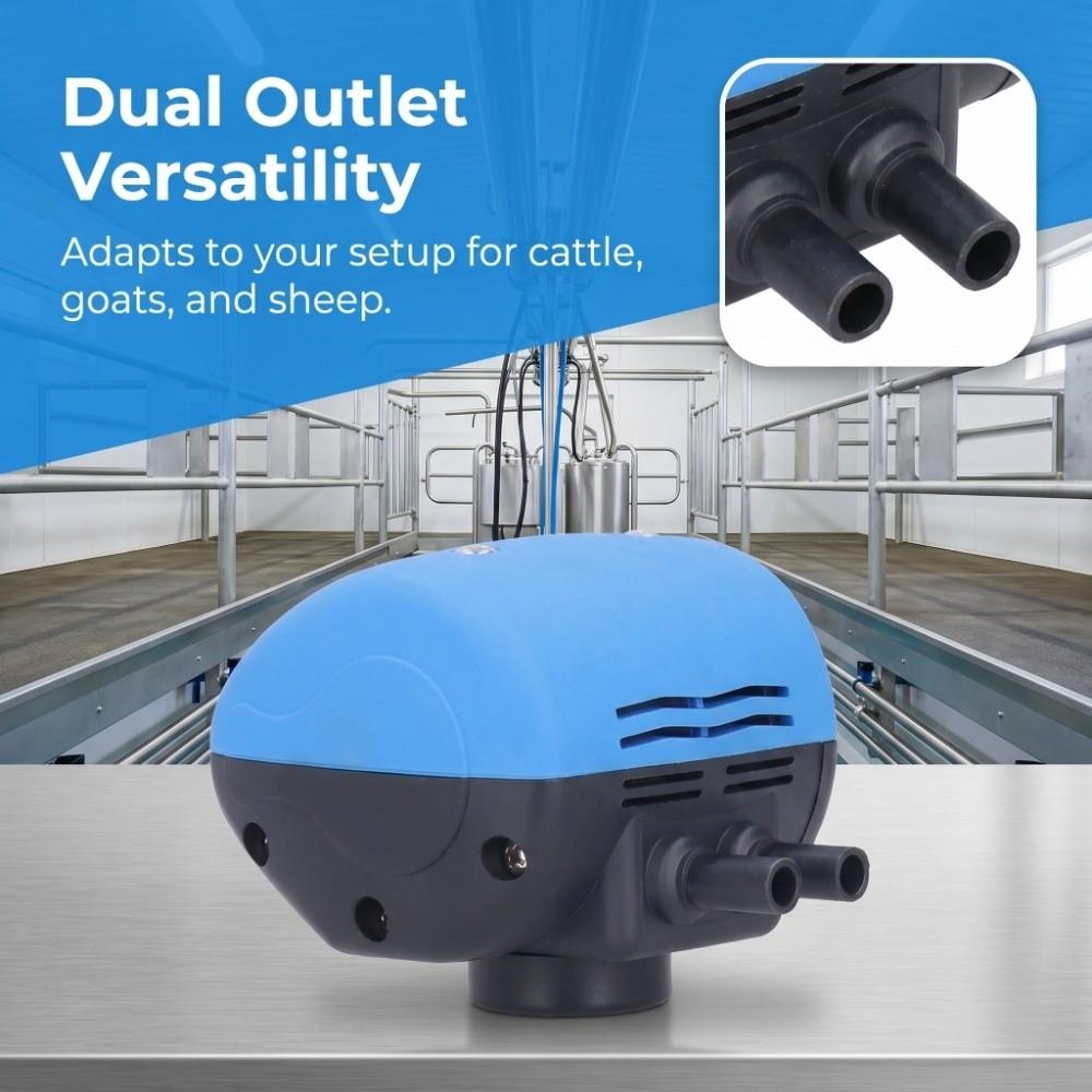 Durable Milking Machine Pulsator 2 Outlets Farming Equipment Parts Milking Pulsator  Cattle Farming