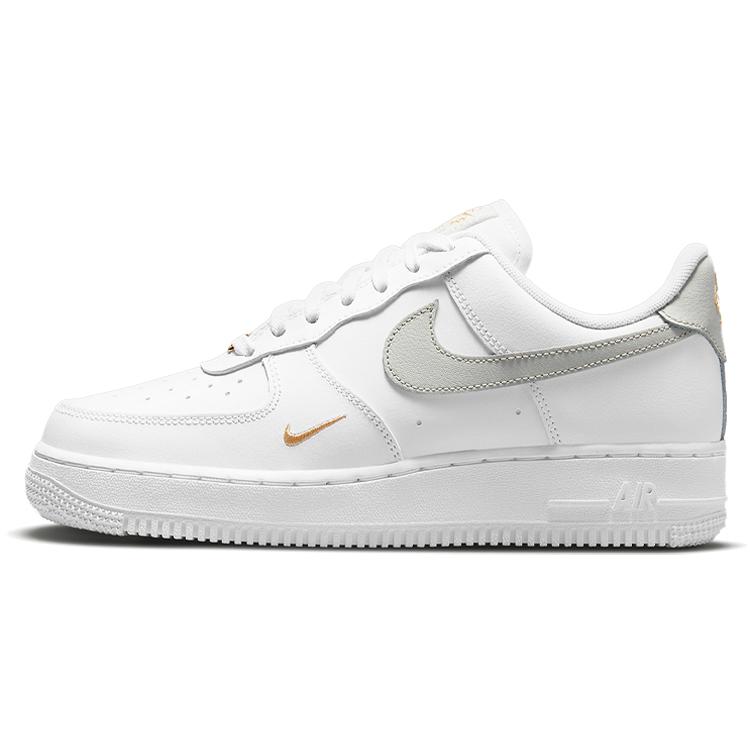 New Nike Air Force 1 Low White Grey Gold Women's CZ0270-106