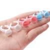 100 Pcs Eyelash Glue Ring Cup for Microblading & Pigment, Disposable Plastic