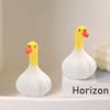 Garlic Duck Stress Relief Toy - Creative Slow Rebound Plush Ornament for Office Relaxation