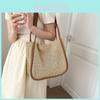 Urban Chic Woven Straw Shoulder Bag For Women 2023 Large Capacity Tote Handbag