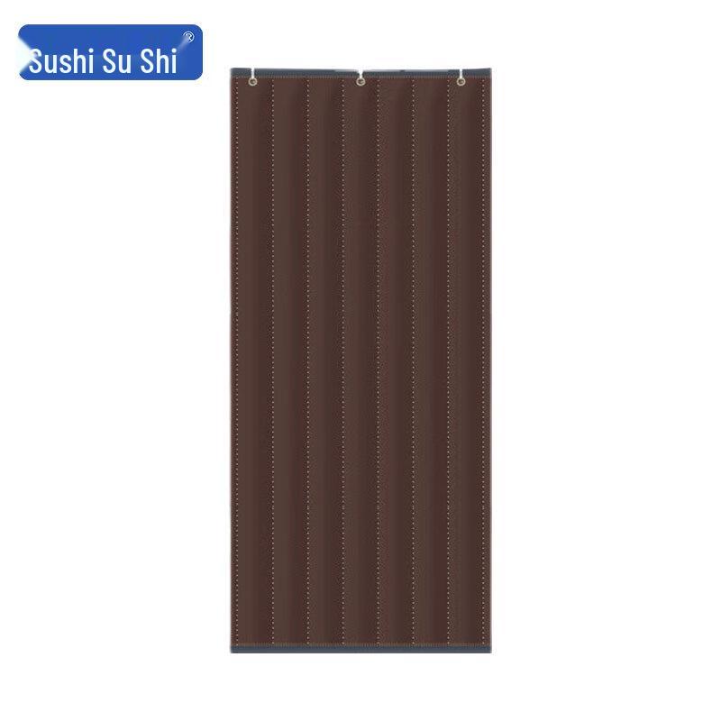 Sush Winter Thermal Door Curtain 100 x 220 cm (No Window) кофейный