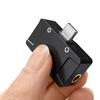 Double Port 3.5mm And 4.4mm Headphone Adapter Type C Connector Supports 384kHz 32Bit HiFi Auditory Output
