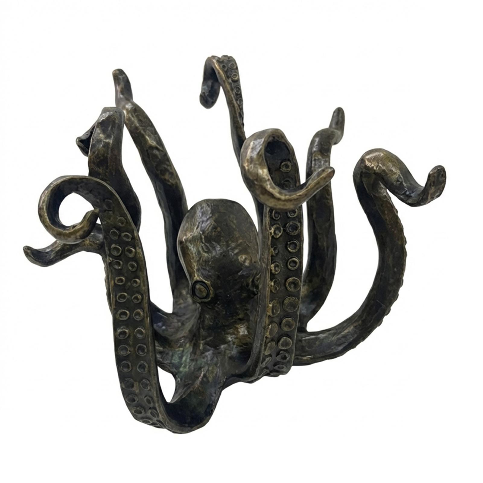 

Resin Octopus Sculpture Home Decor Ocean Theme Ornament Durable And Realistic Design For Living Room Bedroom Office