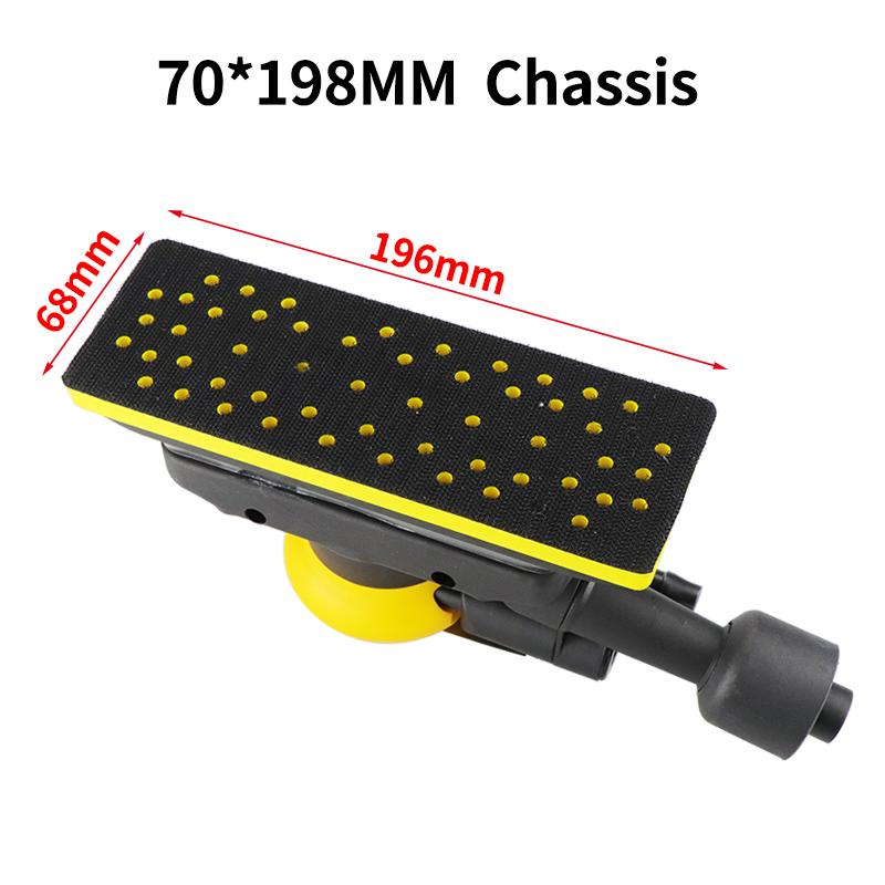 Rectangular Pneumatic Dry Sander Car Paint Putty Sander 70*198mm Sandpaper Machine Suitable For Automobile