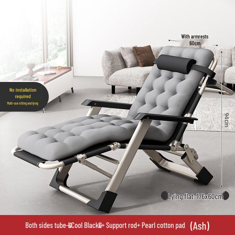 Reclining Foldable Lounge Chair for Napping, Office, or Home Use