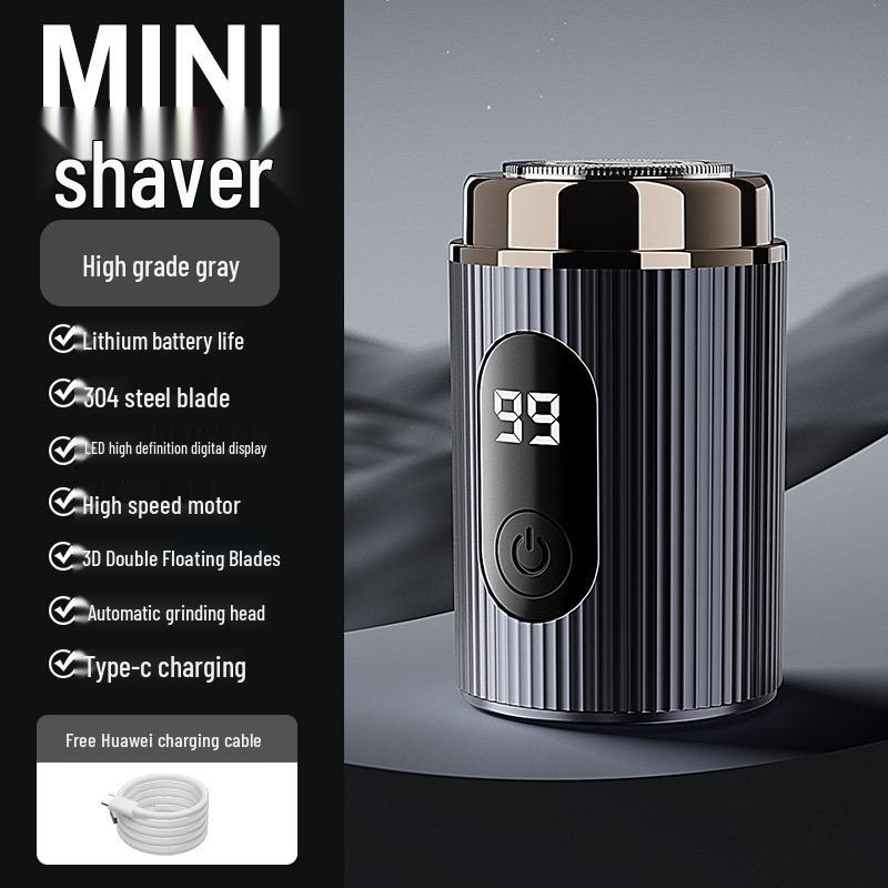 Умная портативная электрическая дорожная бритва с цифровым дисплеем