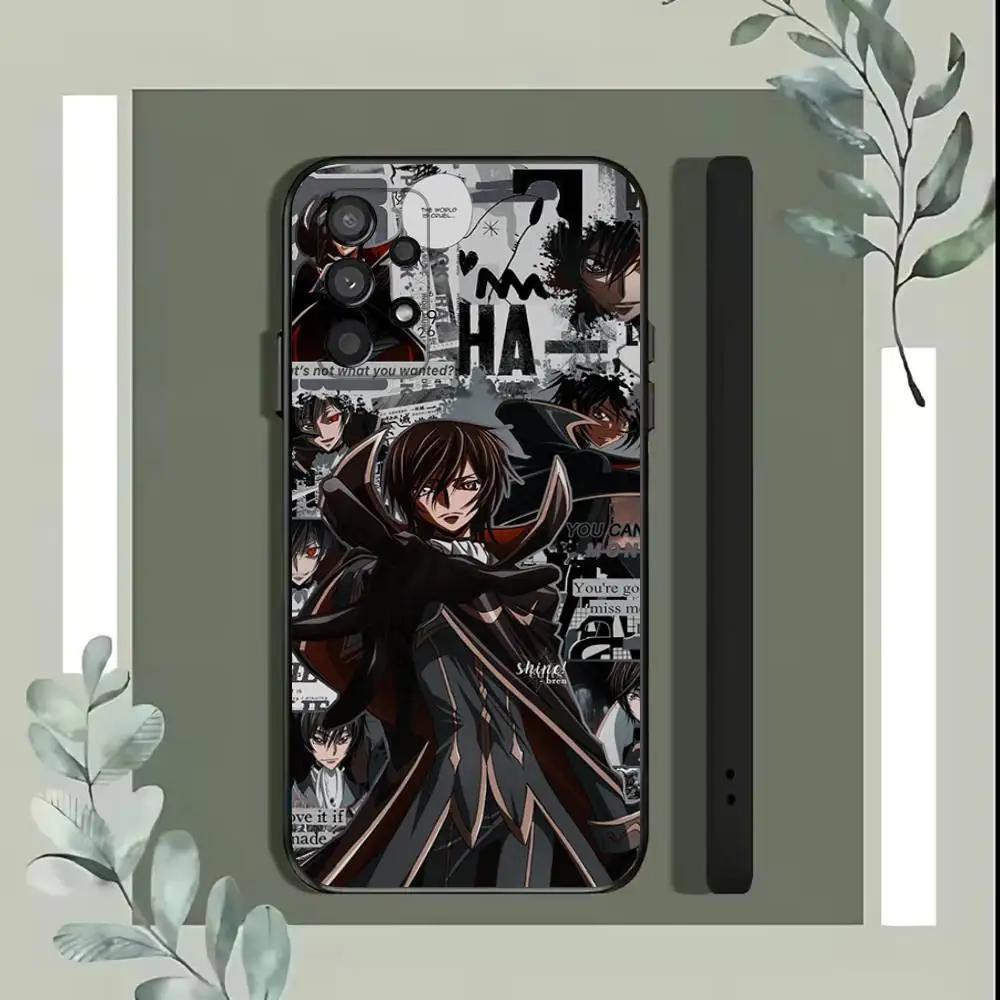 luxury comic cartoon Code Geass  Phone Case For Samsung S25,S24,S21,S22,S23,S30,Ultra,S20,Plus,Fe,Lite,5G Black Cover