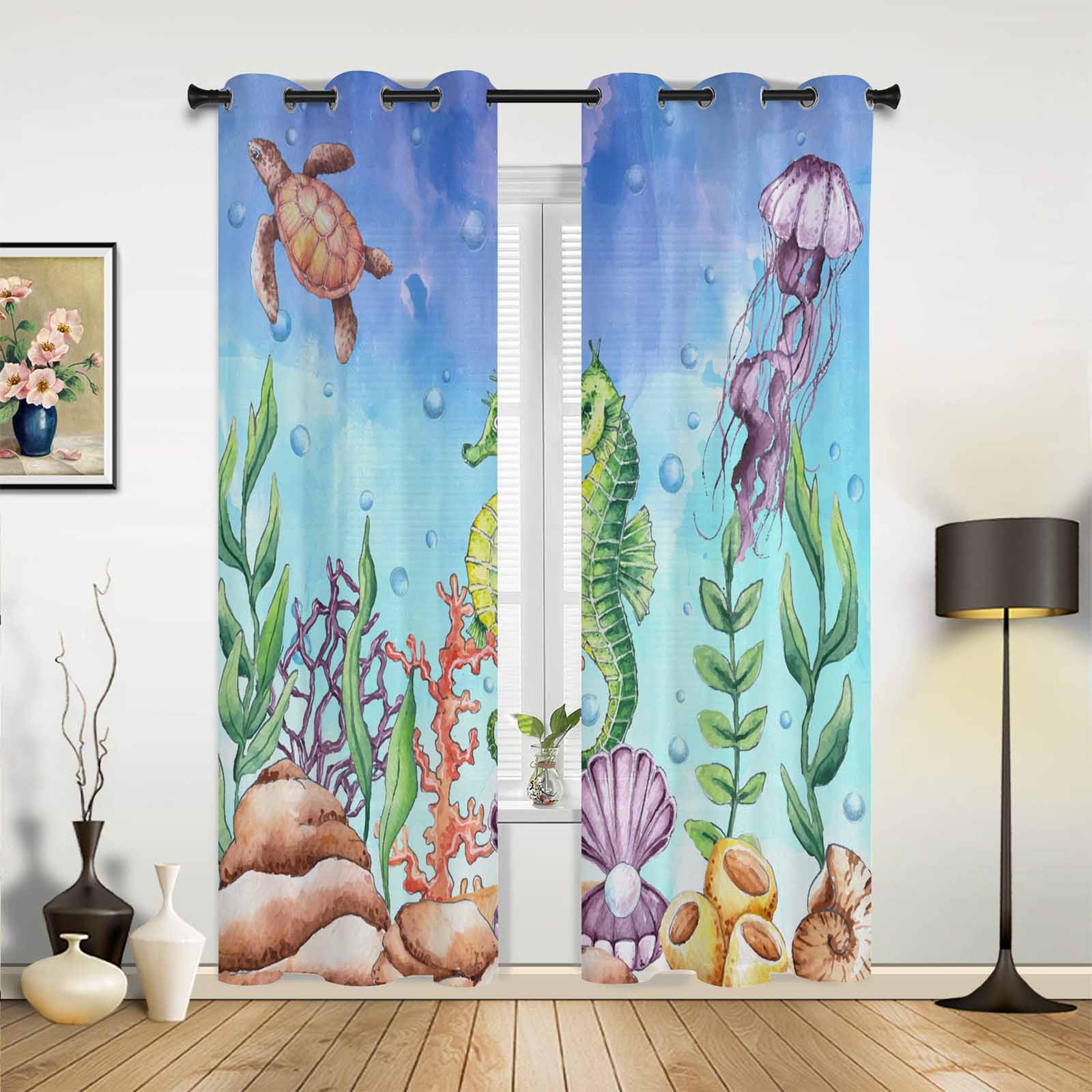 

Модные женские оконные шторы для гостиной, спальни, роскошные современные кухонные шторы, тканевые шторы 135W x 60H(cm) x1