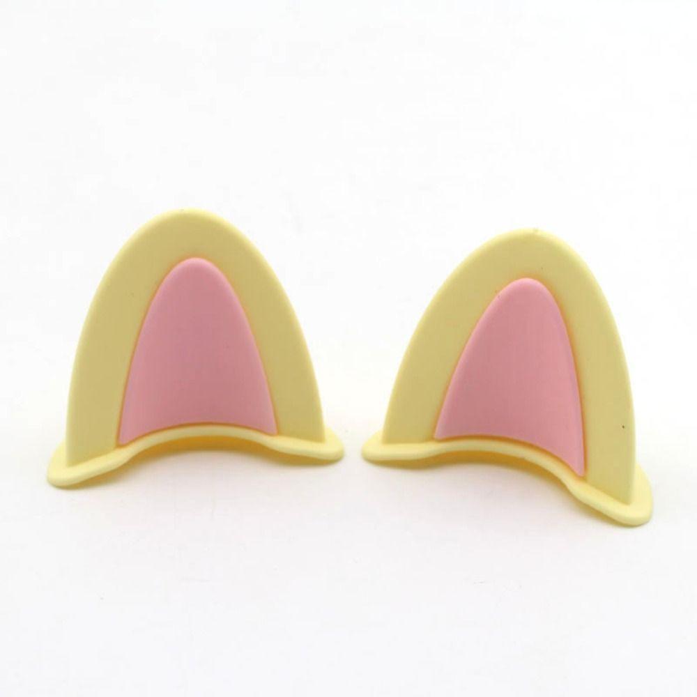 Electric Car Motocross Stickers Helmet Decoration Helmet Cat Ears Motorcycle Helmet Cat Ears