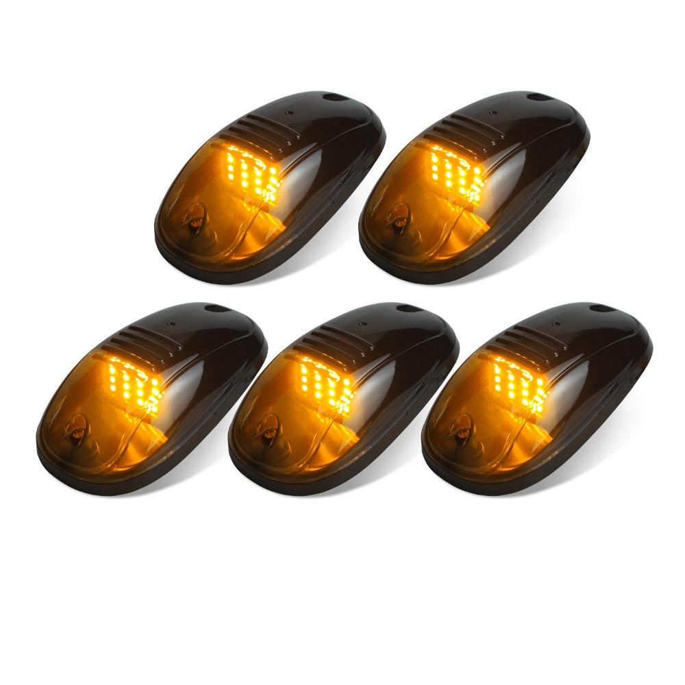 Amber No Drill Car Cab Lights Signal Lamp Head Light for Trucks/Cars/SUV Cars Accessories