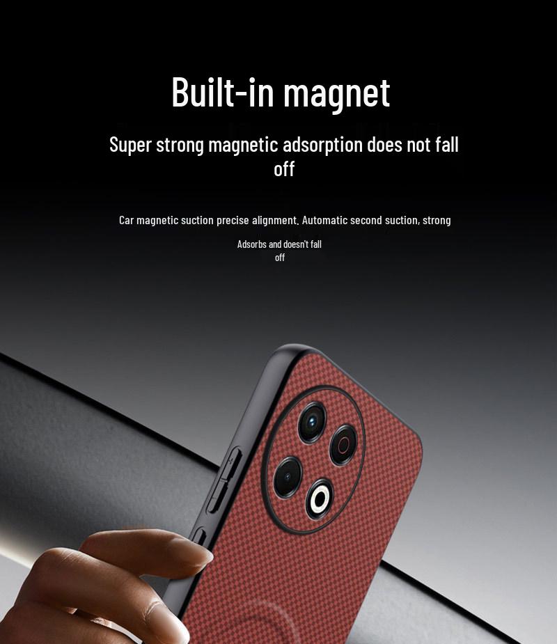 Tecno Spark30 5G Protective Case, Full Coverage, Anti-Drop, Luxury Magnetic Buckle, Textured Design