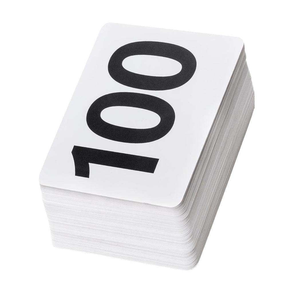 Paper Table Number Cards for Conferences and Parties Double Sided Numbered Seating Cards for Easy Viewing Place Card