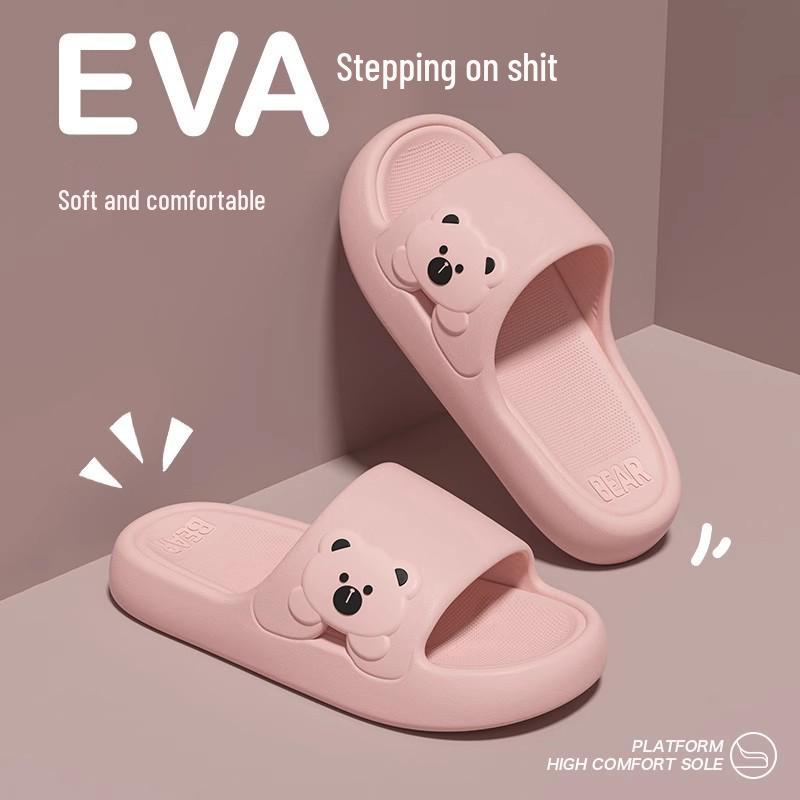 Summer 2025 Cloud-Like Anti-Slip Slippers for Couples - Breathable Indoor Bathroom Footwear for Men and Women.