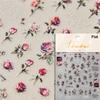 1pcs 5D Bronzing Shininy Flower Nail Art Stickers Pink Sakura Self-Adhesive Nail Decorations Decals Accessories
