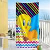 Colorful Tweety Bird Art Vibrant Beach Towel Soft Erfect for Travel Beach Swimming Outdoor Accessory Travel Essential, Portable for Business Trip