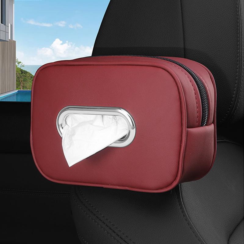 Car tissue box sunshade seat backrest suspension Napkin Holder Car Visor Tissue Holder Backseat Tissue Cover tissue storage box