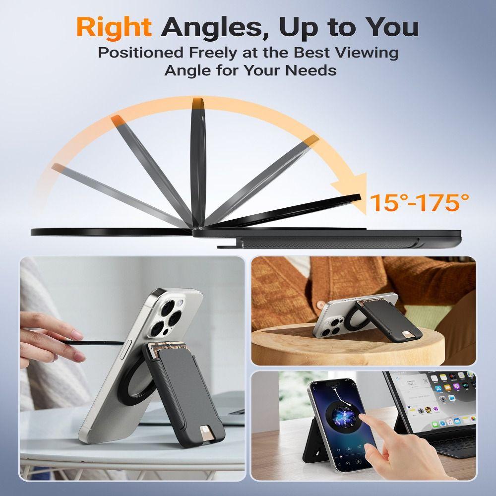 Strong Adsorption Magnet Phone Card Holder for iPhone 16 15 14 13 12 ProMax Universal