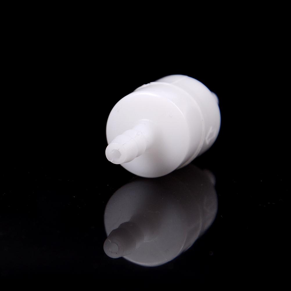 1PC White 4/6/8/10/12mm Plastic One Way Inline Check Valve Fuel Gas Liquid Water Suitable for water petrol diesel oils