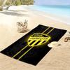Al-Ittihad Club Logo Print Beach Towel, Large Soft Quick Dry Towel for Beach Camping Swimming