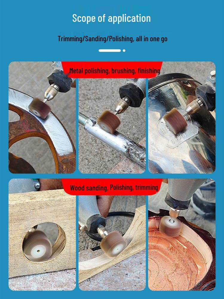 3mm Sandpaper Flap Disc for Metal Grinding, Polishing, and Rust Removal - Electric Grinder Attachment