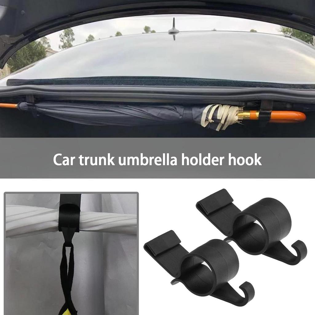 Umbrella Holder For Car Multifunctional Portable Umbrella Trunk Back Stand Stand For Automotive Seat Headrest Purse Bag Truck