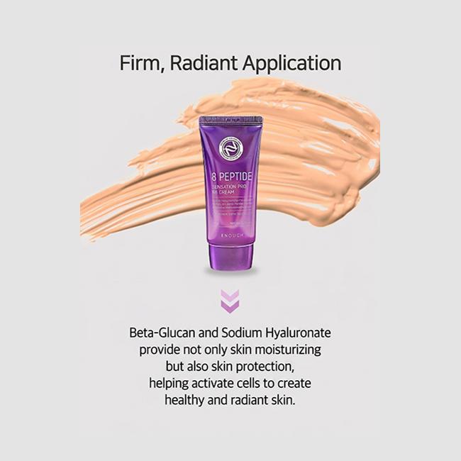 Enough 8 Peptide Sensation Pro Balancing BB Cream 50g  , Sun Cream 50g  (7 Options)