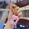 And Fun Lovely Glowing Camera Keychain Ornament Pendant Car Keyring Accessory