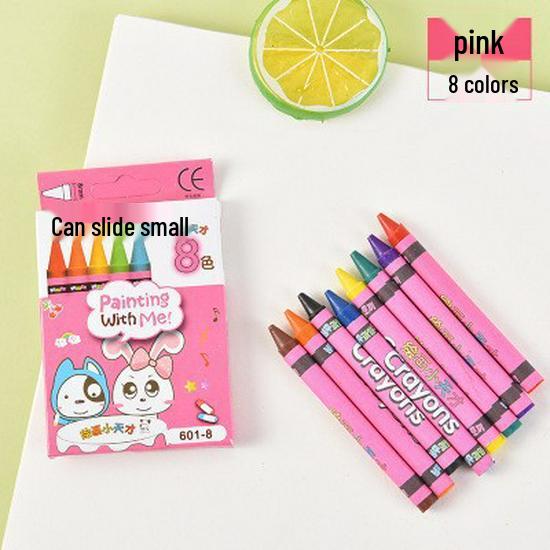 Набор детских мелков: 8, 12, 24 ярких цвета для творческого искусства - Идеально для учеников начальной школы и детских садов
